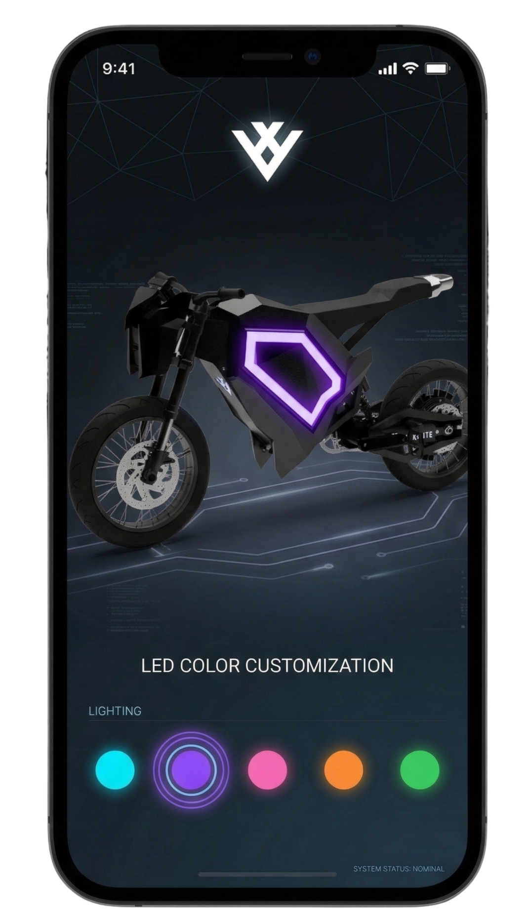 Vexcite companion app on phone
